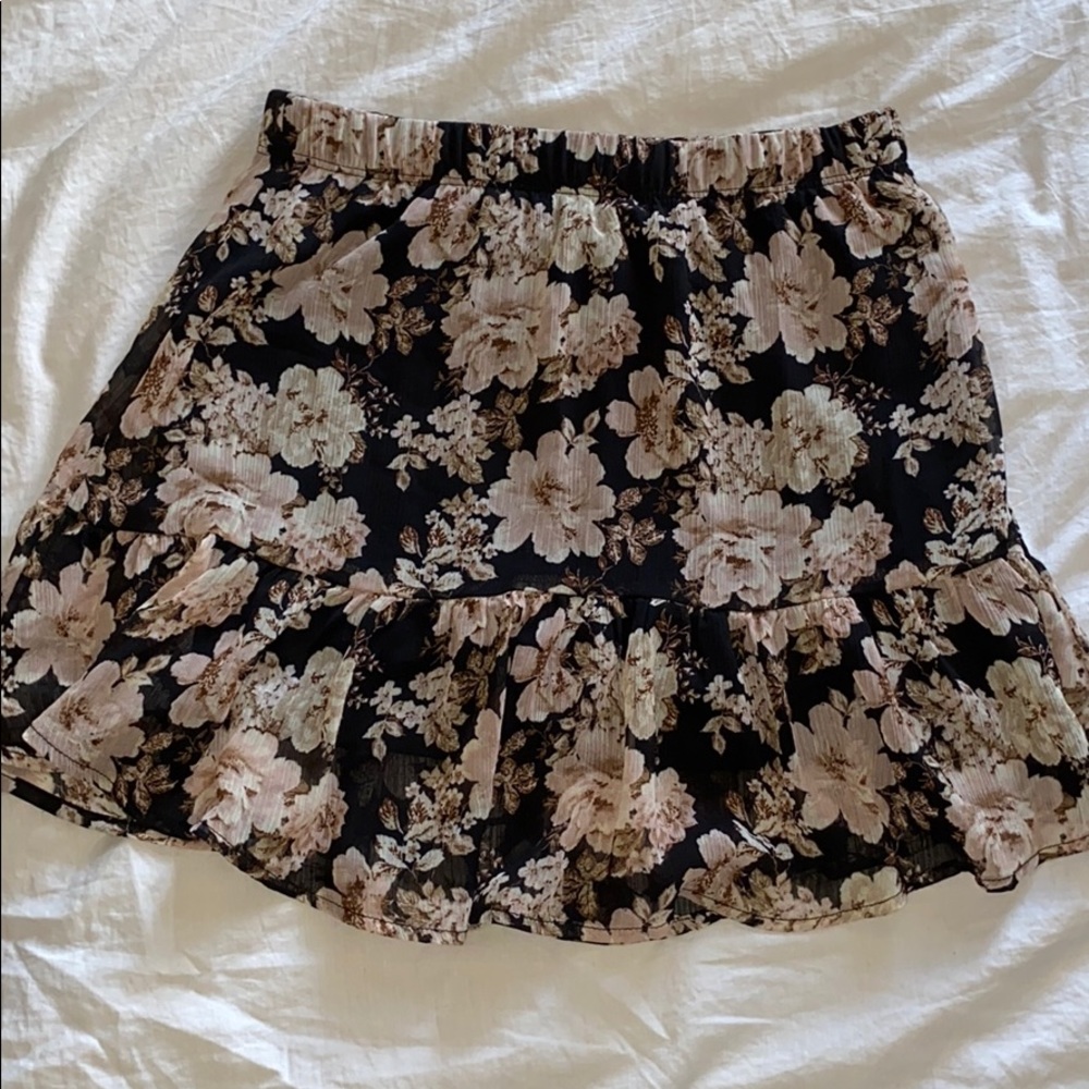 BP floral mini skirt
